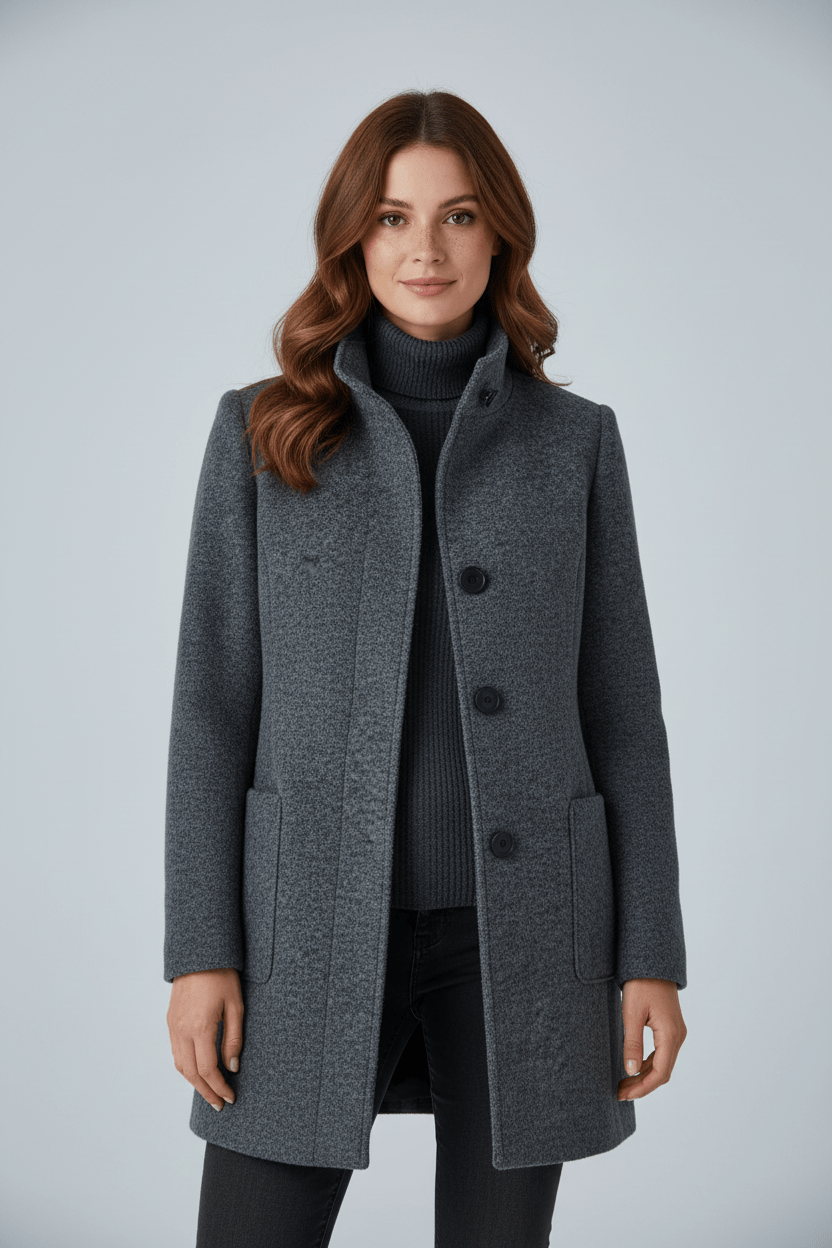 Wool Blend Overcoat for women — Moraine Fashion