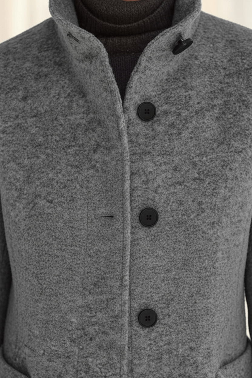 Wool Blend Overcoat for women — view 13 — Moraine Fashion