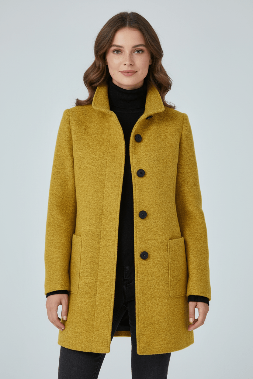 Wool Blend Overcoat for women — view 9 — Moraine Fashion