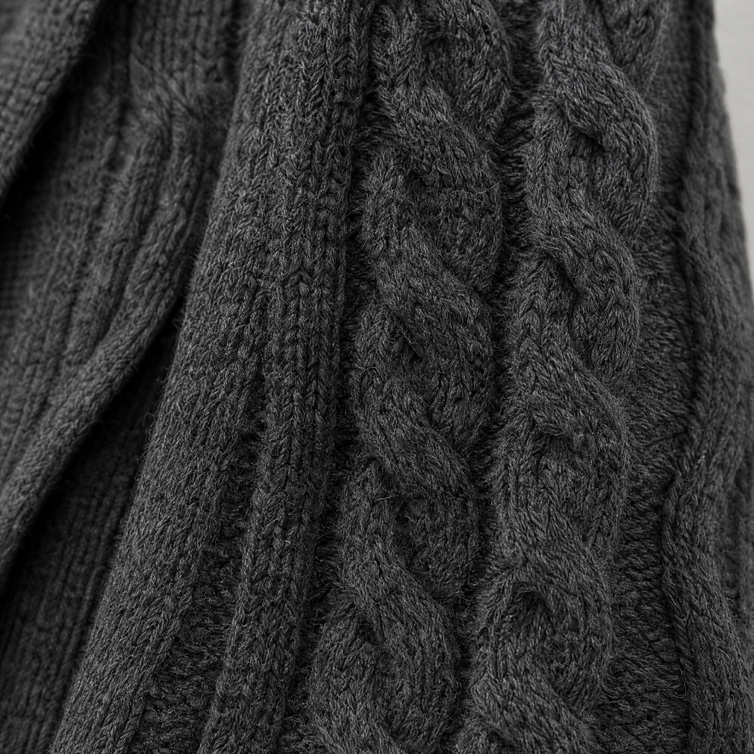 Freya | Women's Cable Knit Cardigan - view 3