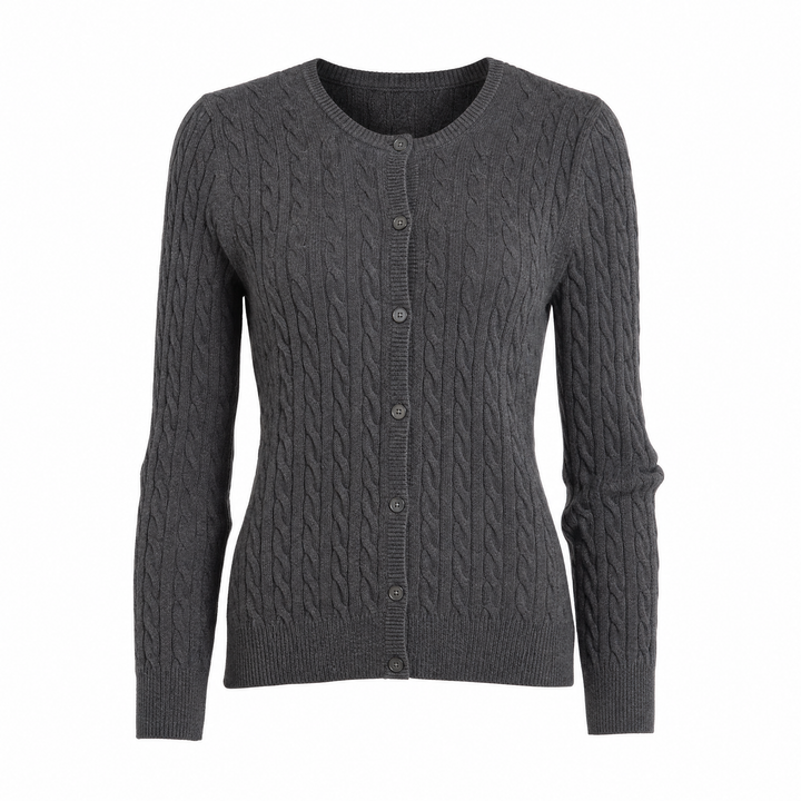 Freya | Women's Cable Knit Cardigan - view 1
