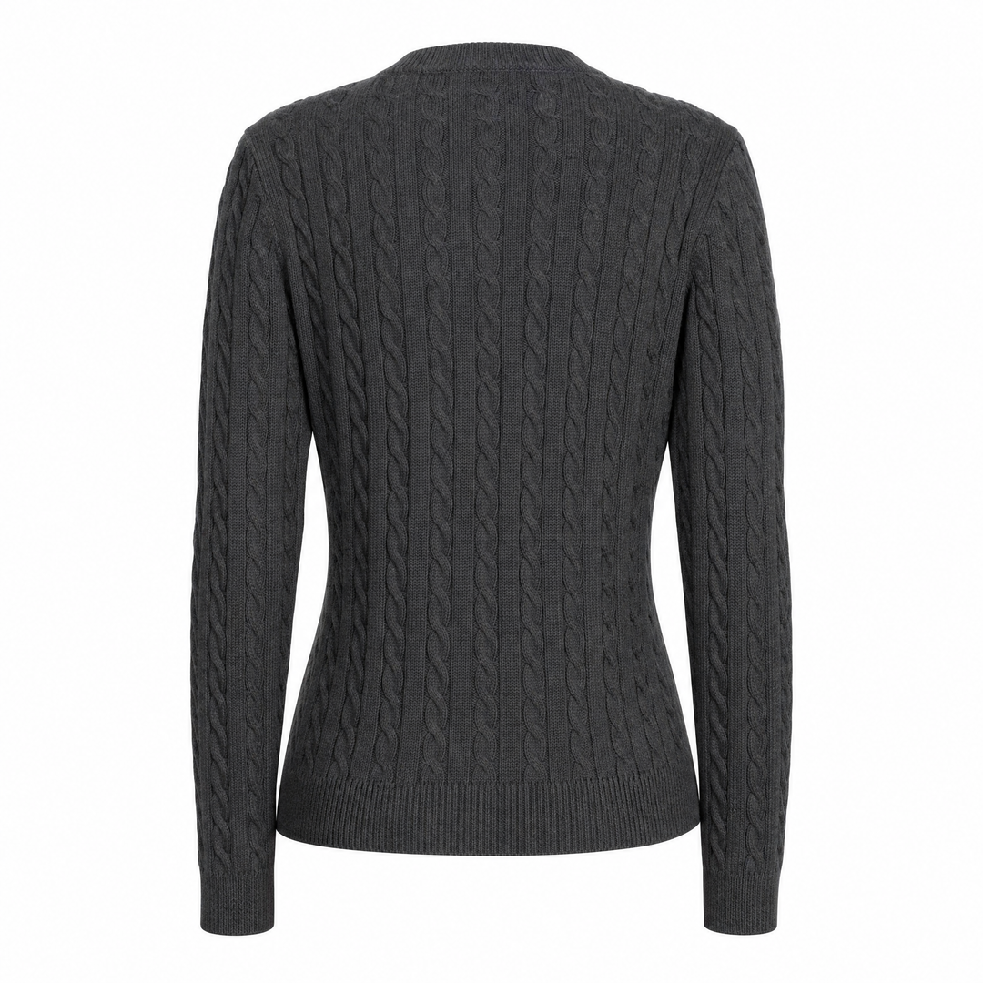 Freya | Women's Cable Knit Cardigan - view 2