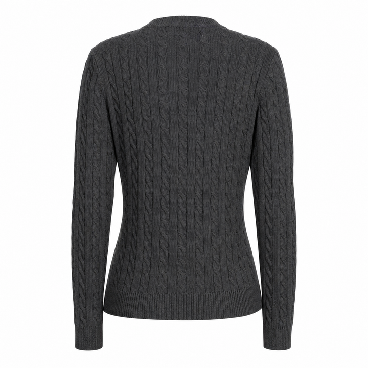 Freya | Women's Cable Knit Cardigan - view 2