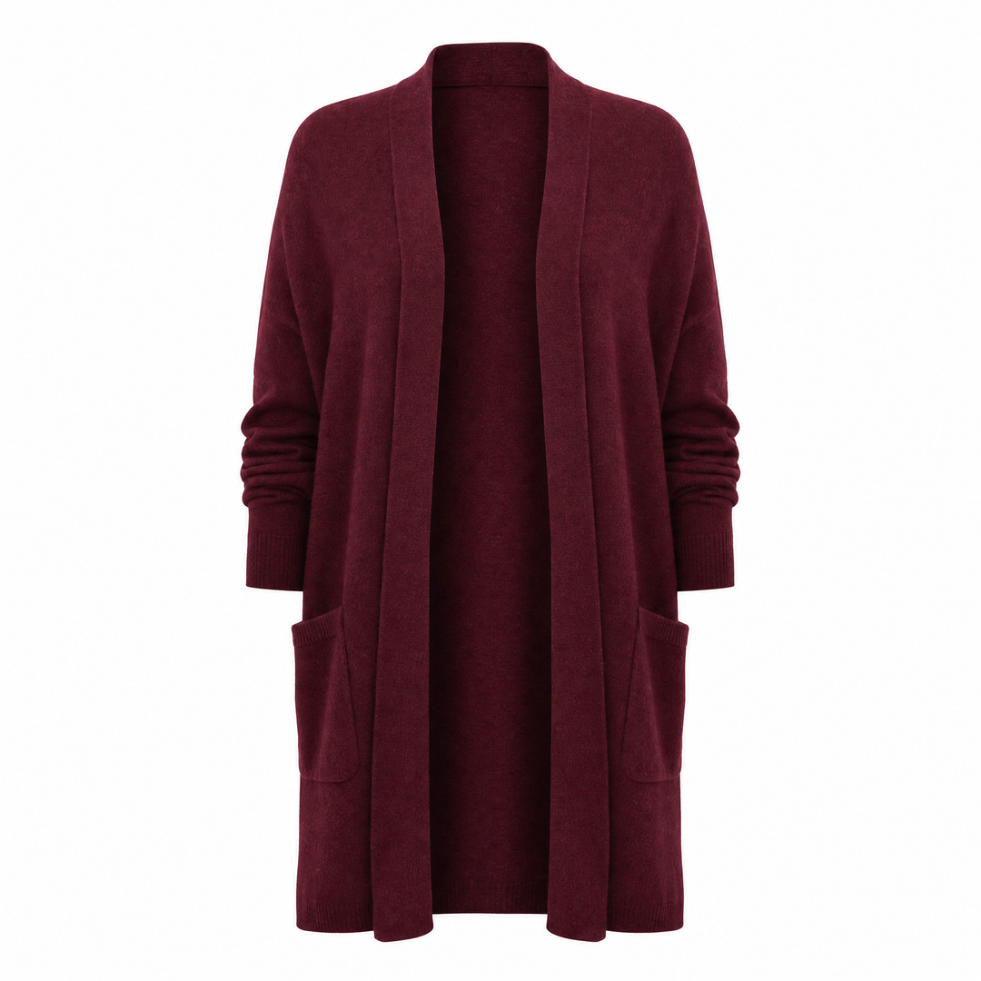 Nora | Women's Longline Wool Cardigan - view 1