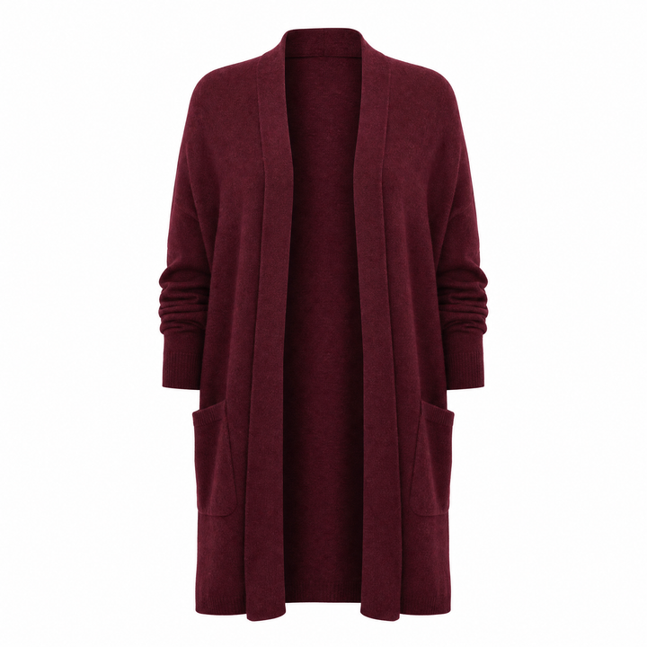 Nora | Women's Longline Wool Cardigan - view 1