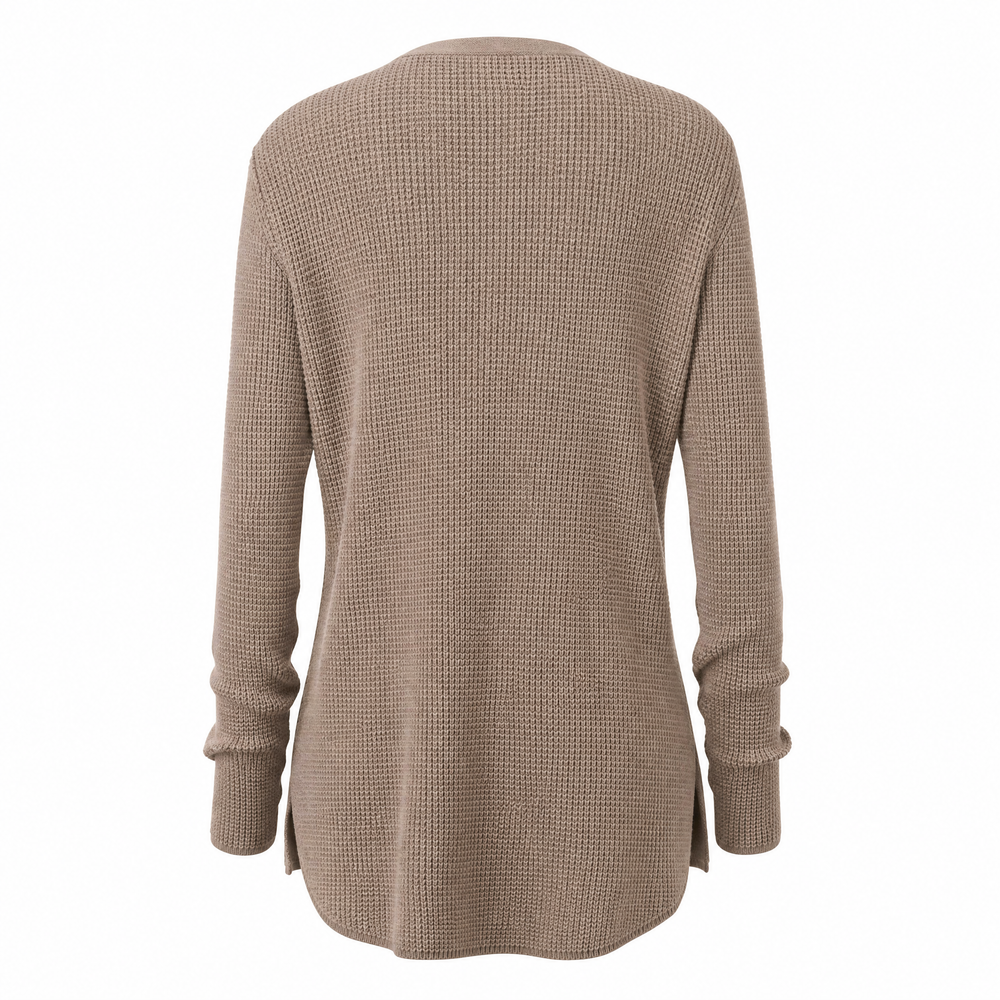 Mila | Women's Waffle Knit Cardigan - view 2