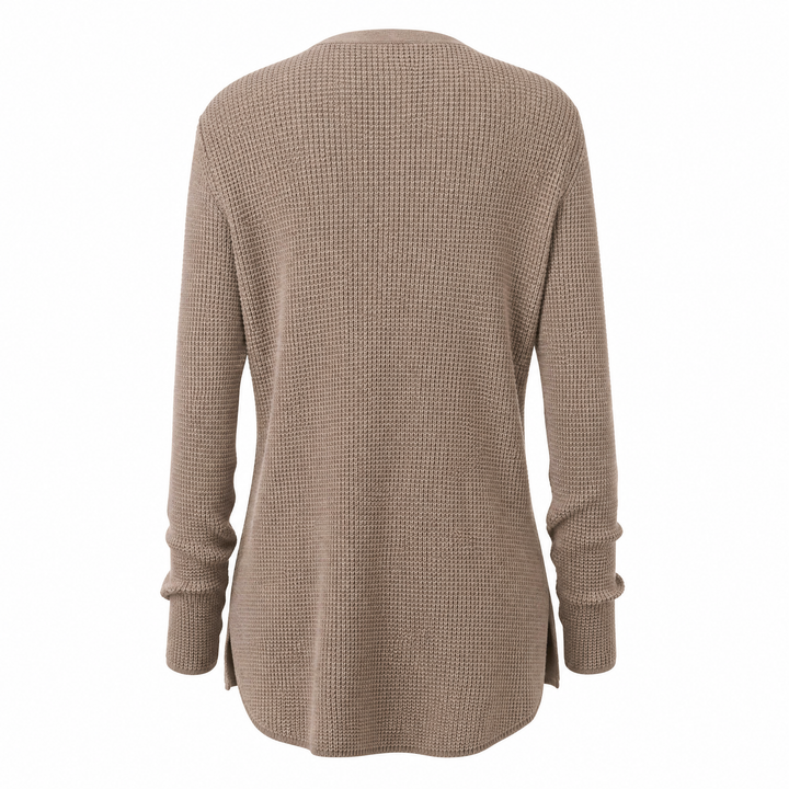 Mila | Women's Waffle Knit Cardigan - view 2
