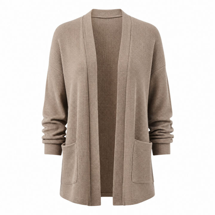 Mila | Women's Waffle Knit Cardigan - view 1