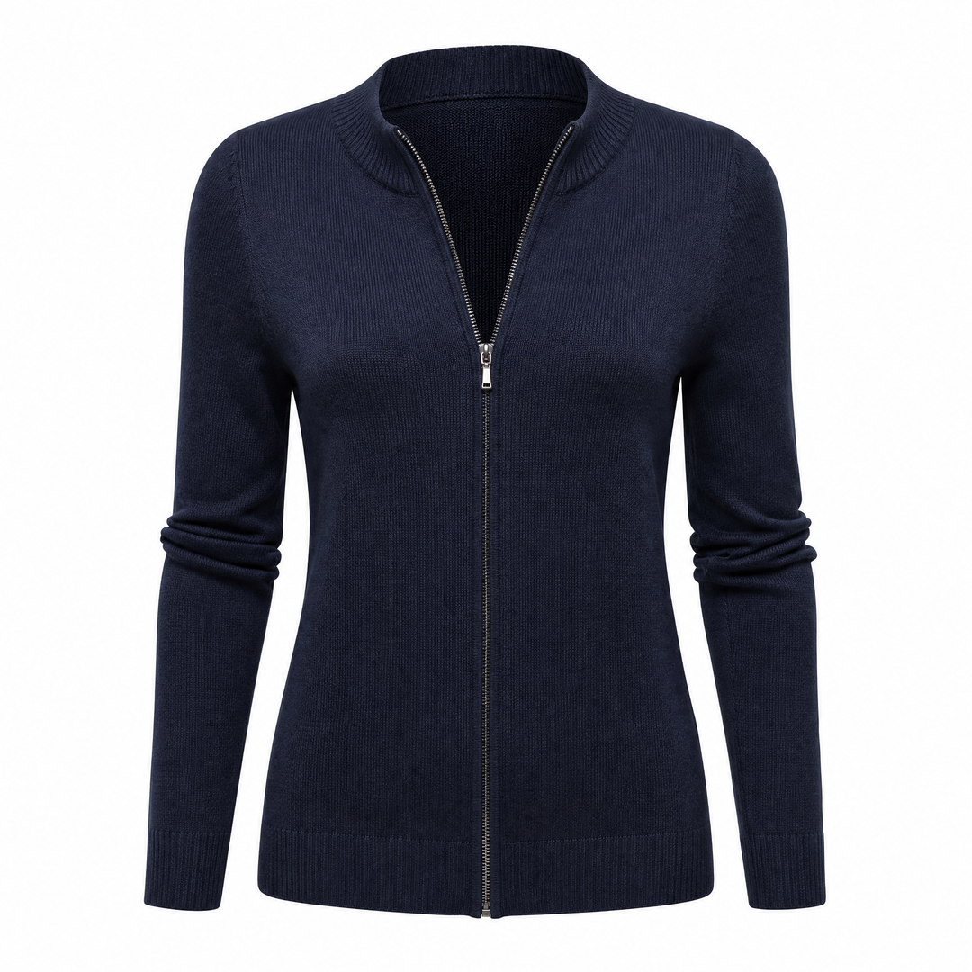 Grace | Women's Zip-Up Knit Cardigan - view 1