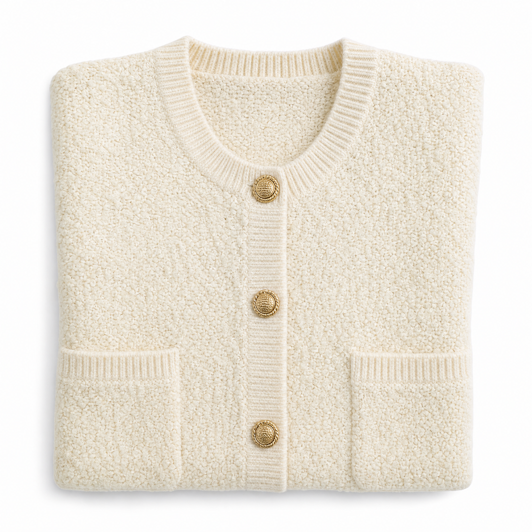 Rosalind | Women's Textured Boucle Cardigan - view 4