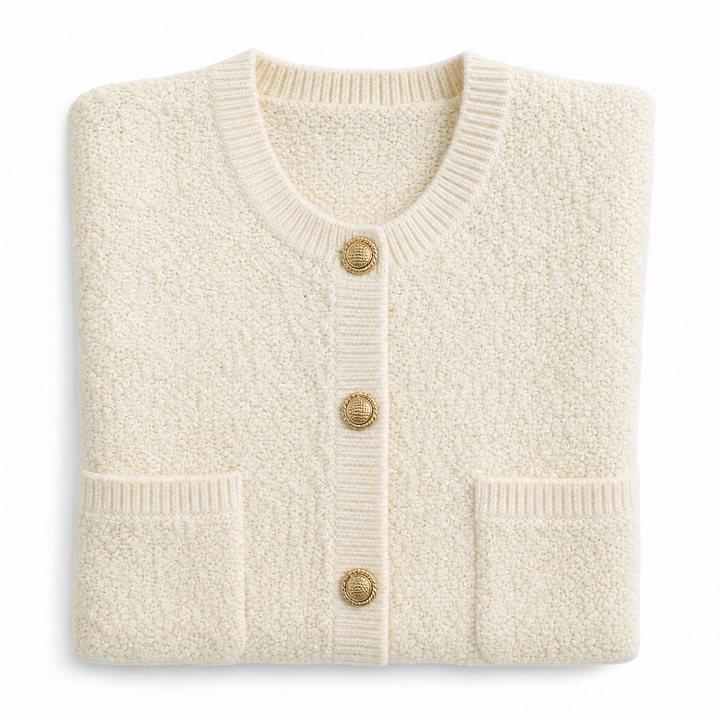 Rosalind | Women's Textured Boucle Cardigan - view 4