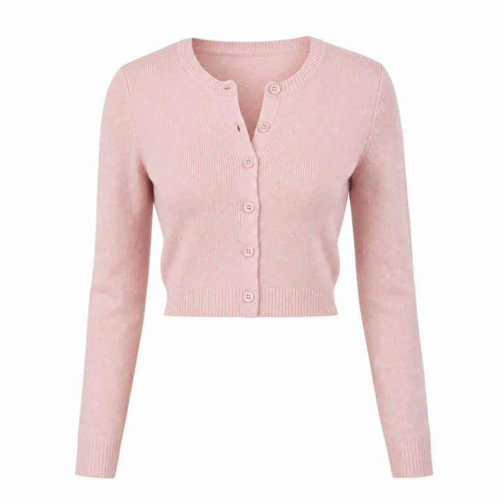 Hazel | Women's Cropped Knit Cardigan - view 1