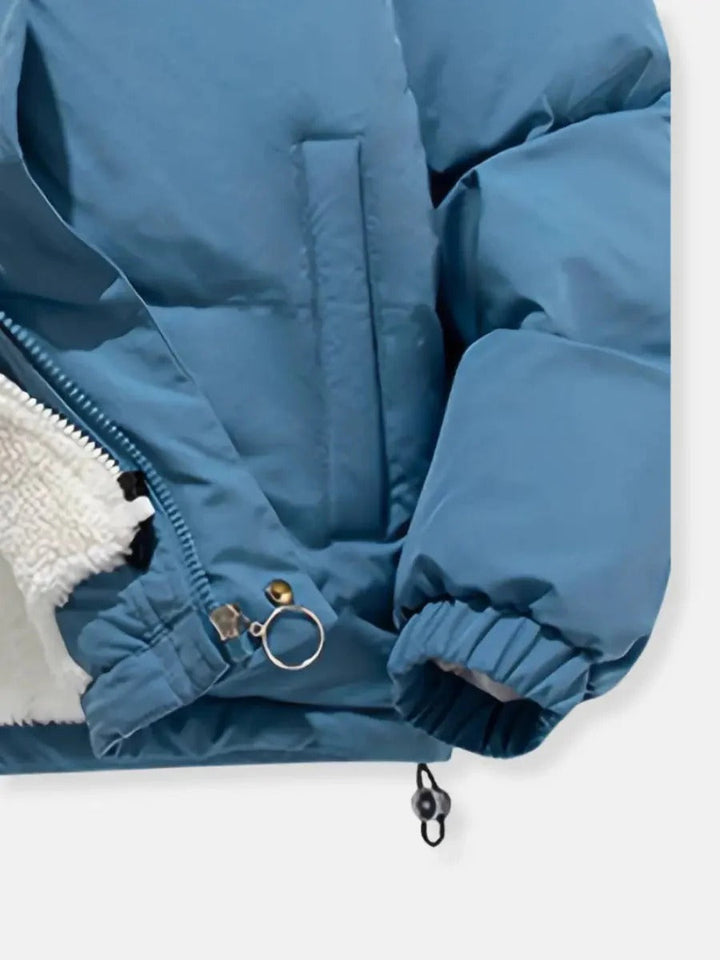 Thea | Fleece Lined Hooded Puffer Jacket for Women