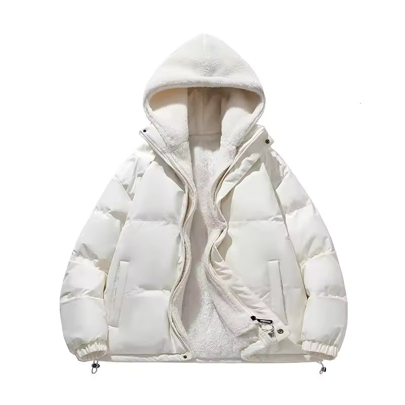 Thea | Fleece Lined Hooded Puffer Jacket for Women