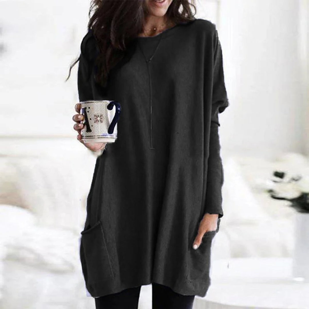 Aderyn Oversized Longline Tunic Jumper for Women