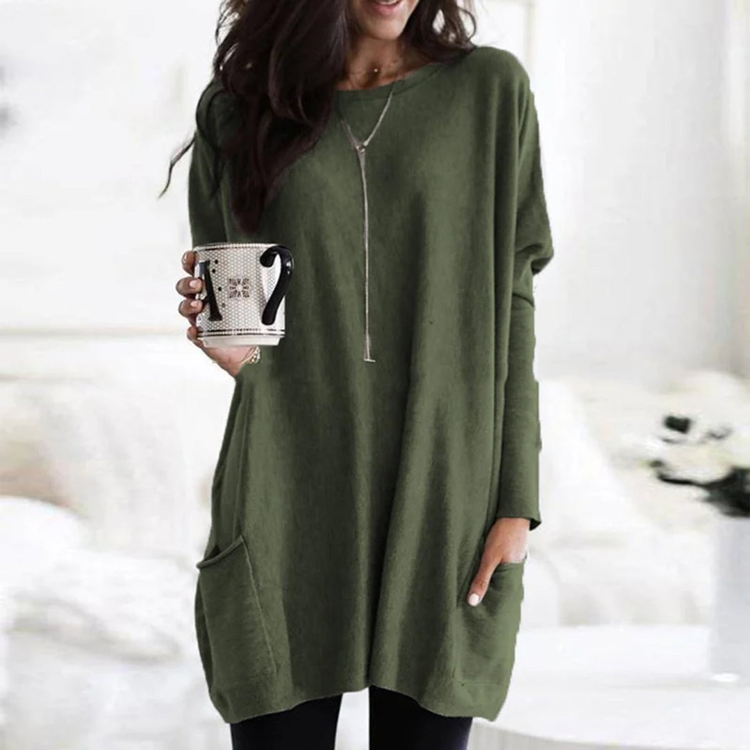 Aderyn Oversized Longline Tunic Jumper for Women
