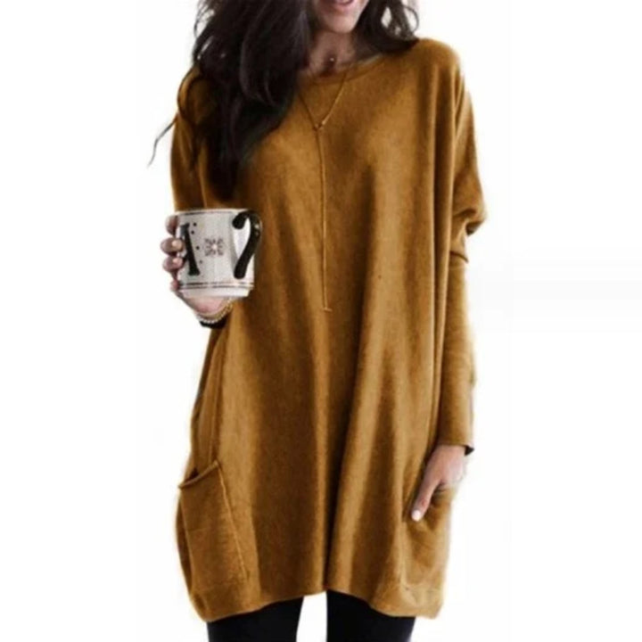 Aderyn Oversized Longline Tunic Jumper for Women
