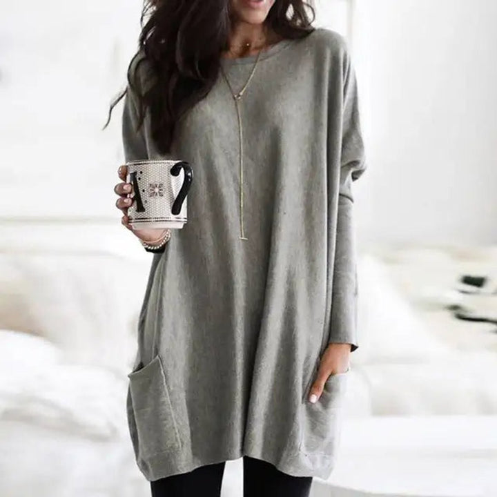 Aderyn Oversized Longline Tunic Jumper for Women