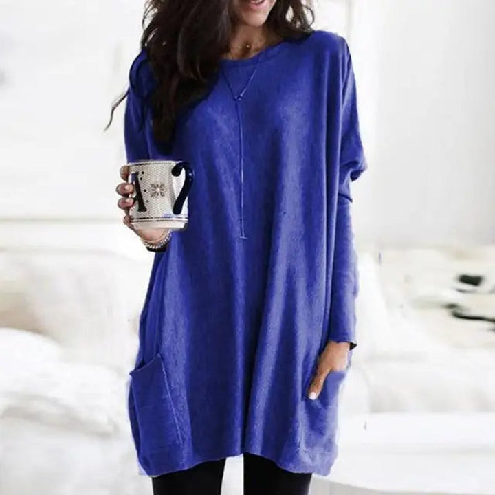 Aderyn Oversized Longline Tunic Jumper for Women
