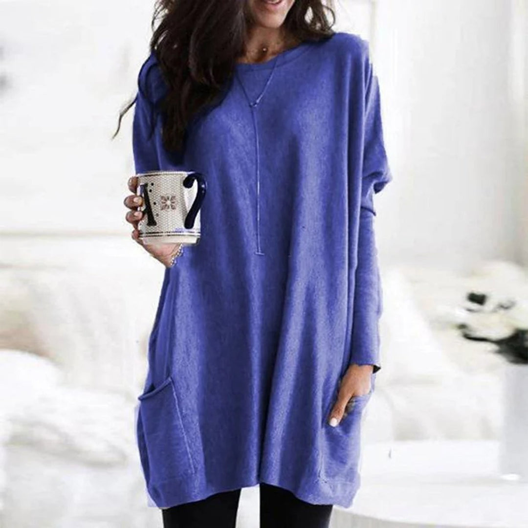 Aderyn Oversized Longline Tunic Jumper for Women