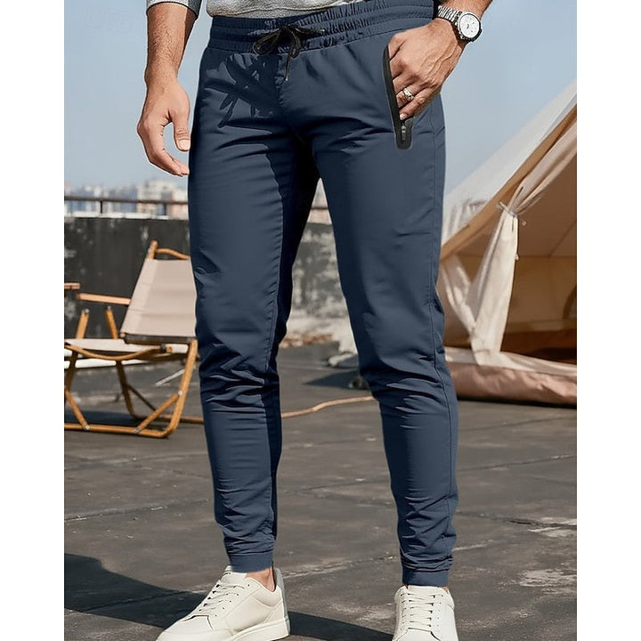 Tapered Everyday Joggers — Alistair, Navy Blue