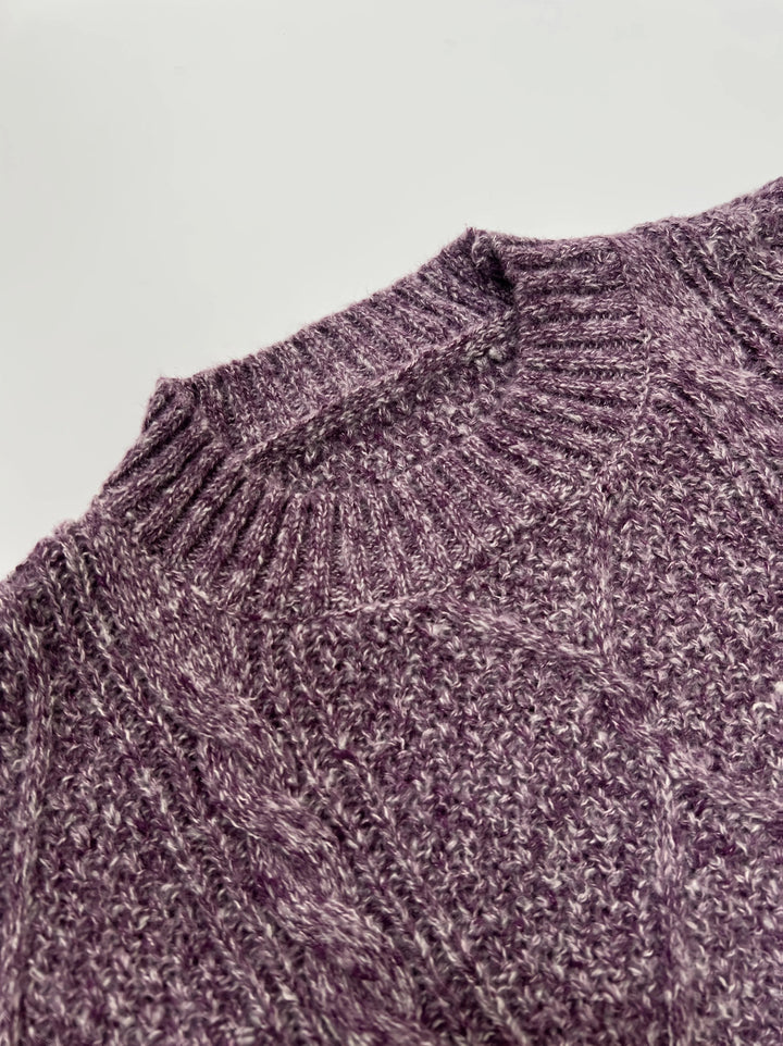 Anaise — Oversized Cable Knit Jumper Dress (5), Moraine Fashion