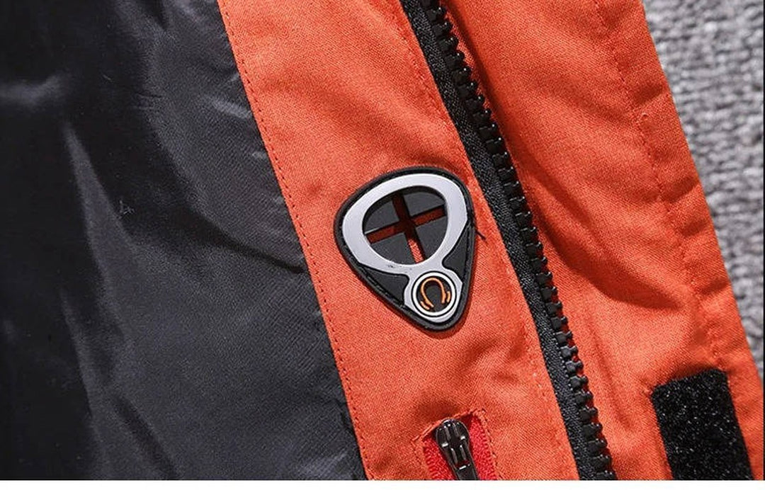 Insulated Hooded Winter Coat — Benedict, Orange