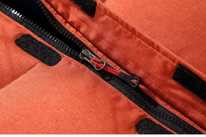 Insulated Hooded Winter Coat — Benedict, Orange
