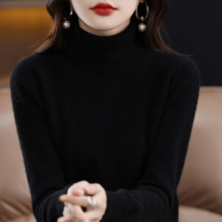 Bethan Classic Roll Neck Wool Jumper for Women