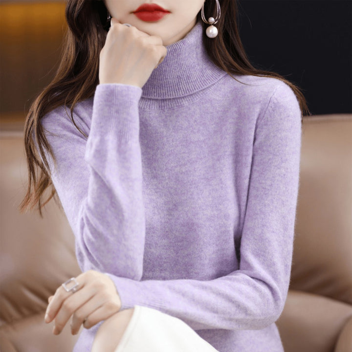 Bethan Classic Roll Neck Wool Jumper for Women