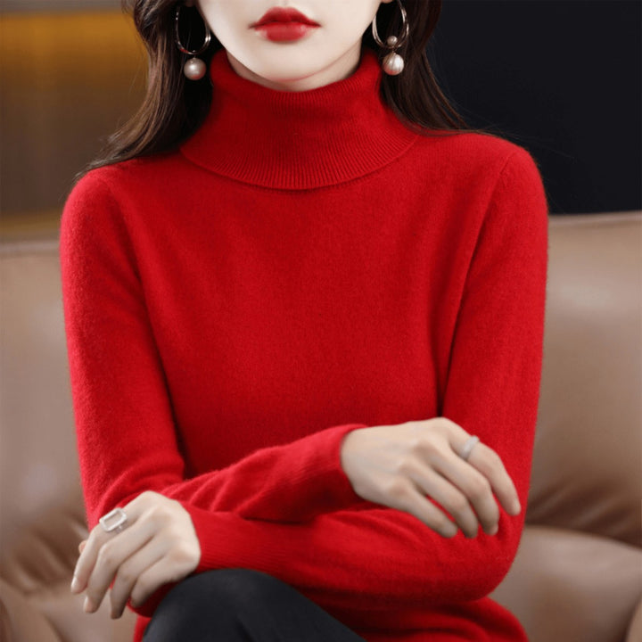 Bethan Classic Roll Neck Wool Jumper for Women