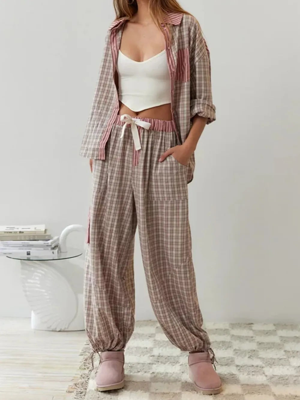 Cotton Pyjamas with Long Sleeves