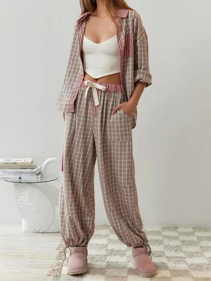 Cotton Pyjamas with Long Sleeves