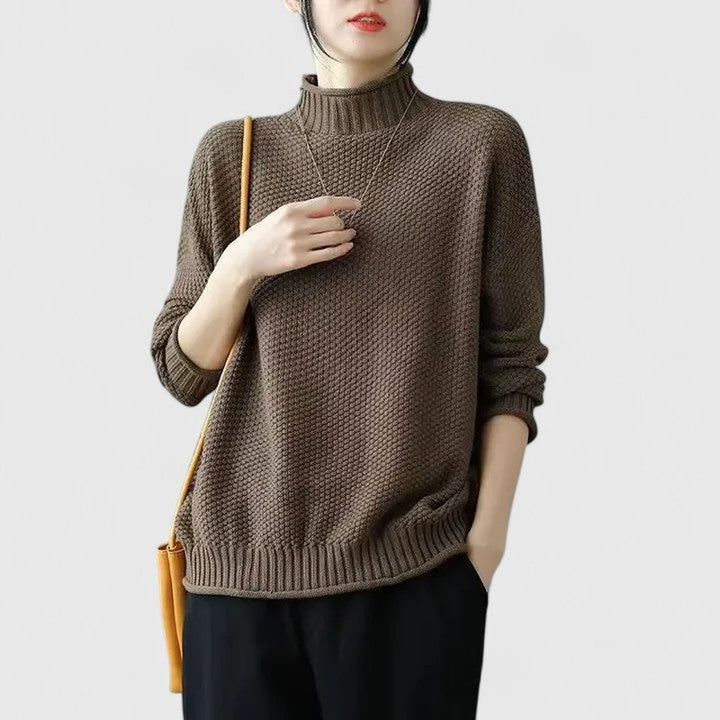 Braith Chunky Roll Neck Winter Jumper for Women