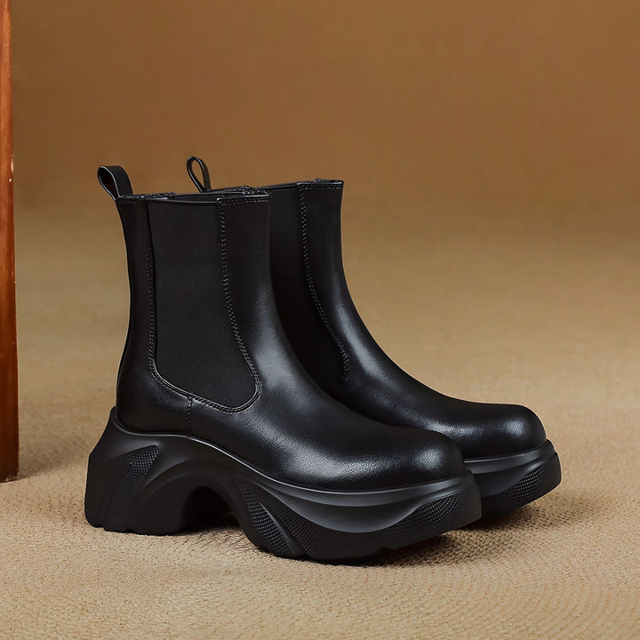 Platform Chelsea Boots for Women — Bridget, Black
