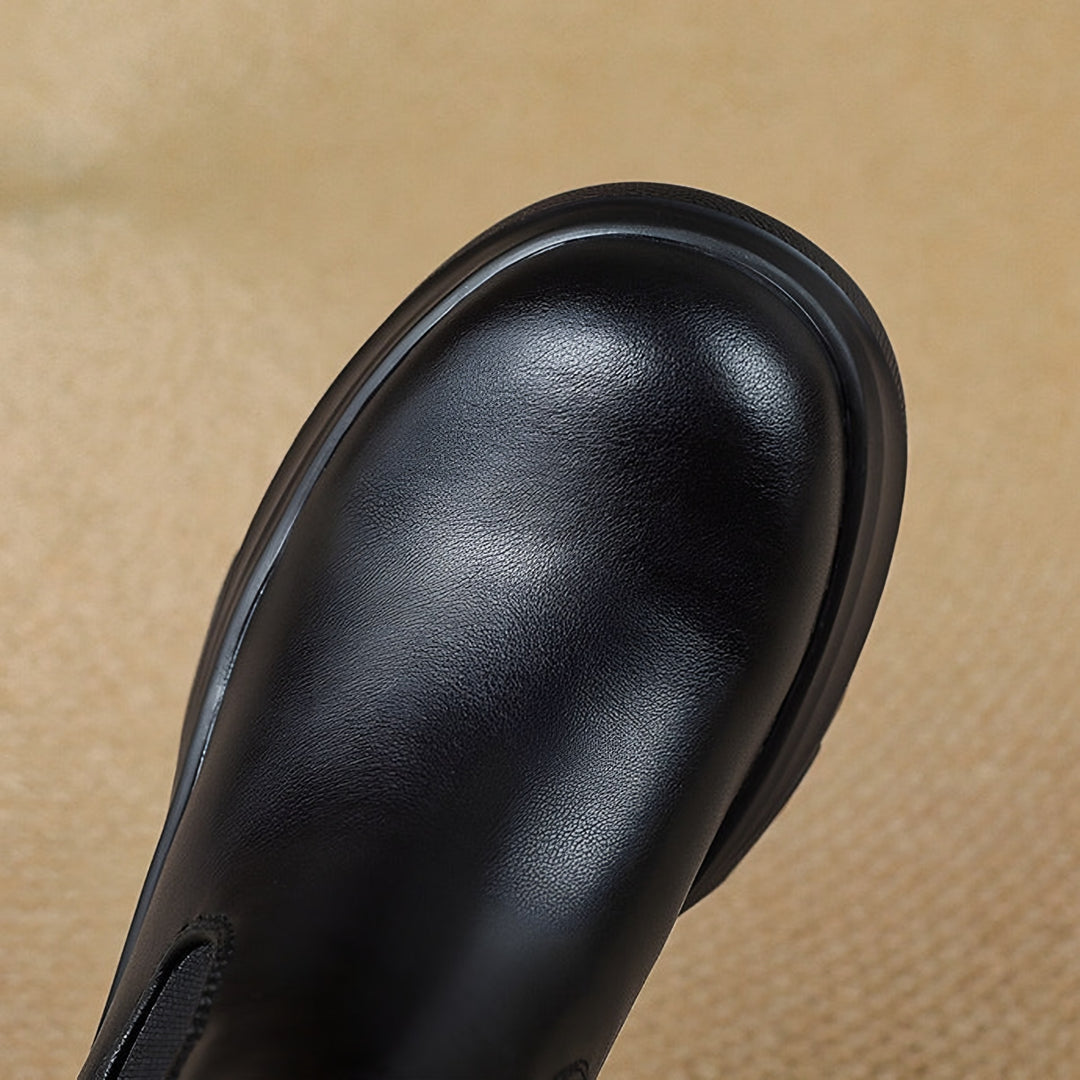Platform Chelsea Boots for Women — Bridget, Black