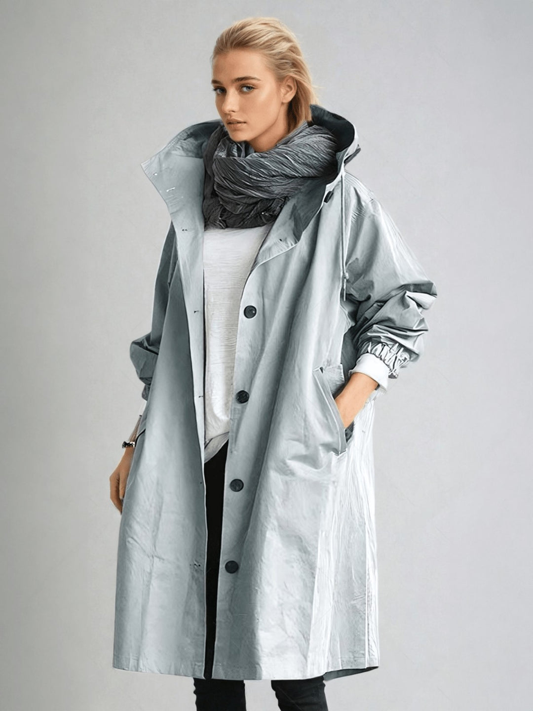 Double Breasted Trench Coat for Women — Josephine, image 10