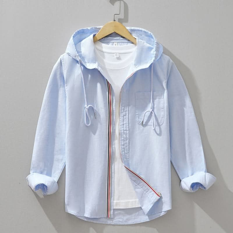 Linen Blend Hoodie for Men — Digby, image 2
