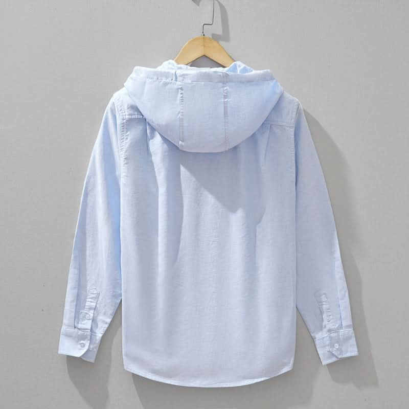 Linen Blend Hoodie for Men — Digby, image 3
