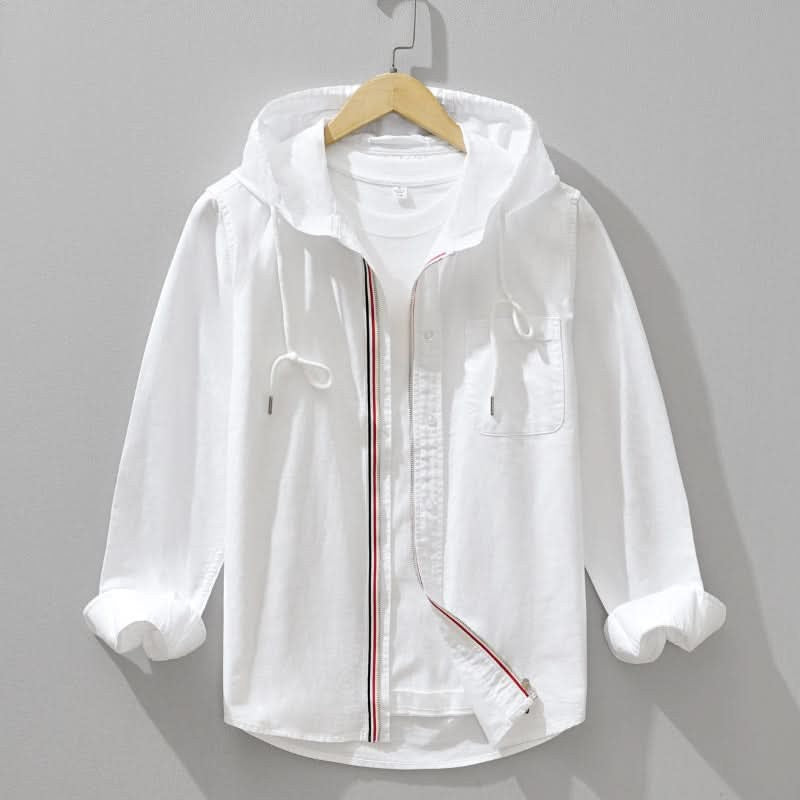 Linen Blend Hoodie for Men — Digby, image 5