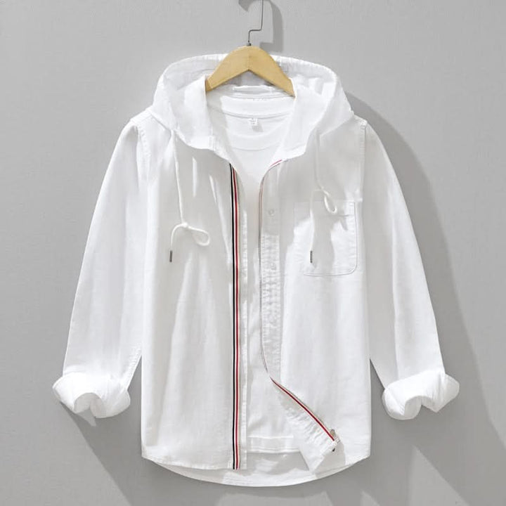 Linen Blend Hoodie for Men — Digby, image 5