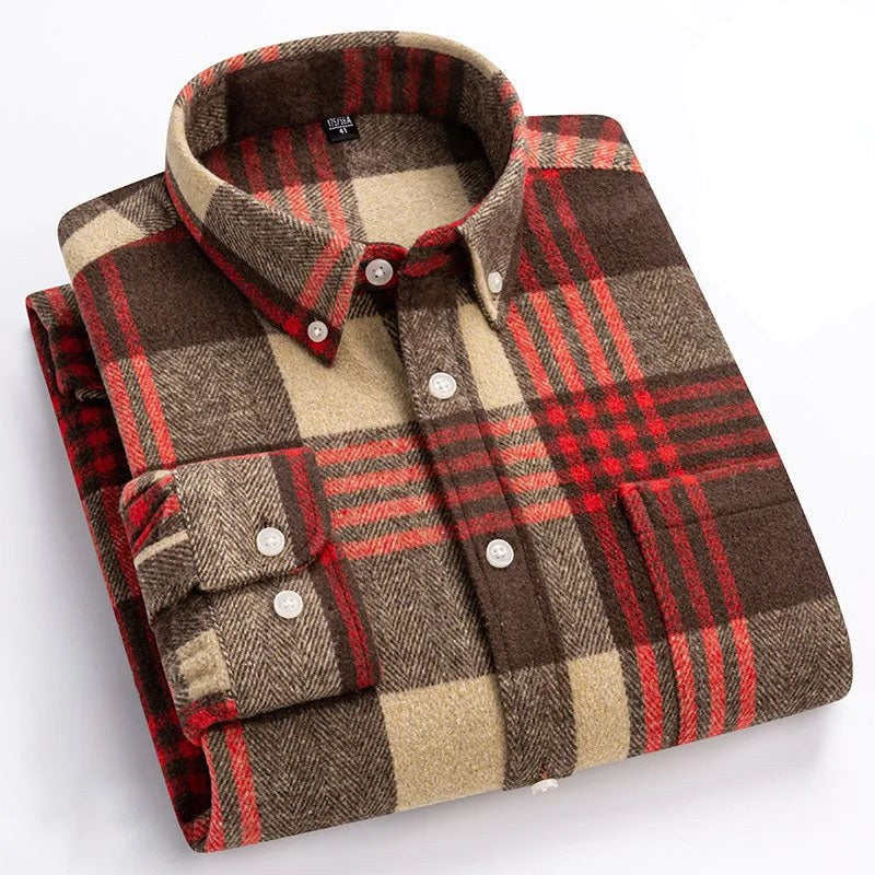 Desmond — Cotton Flannel Shirt, Moraine Fashion