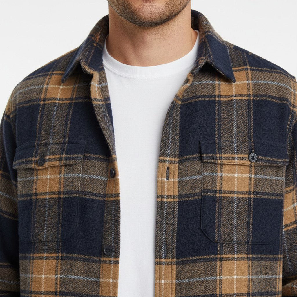 Desmond — Cotton Flannel Shirt (9), Moraine Fashion