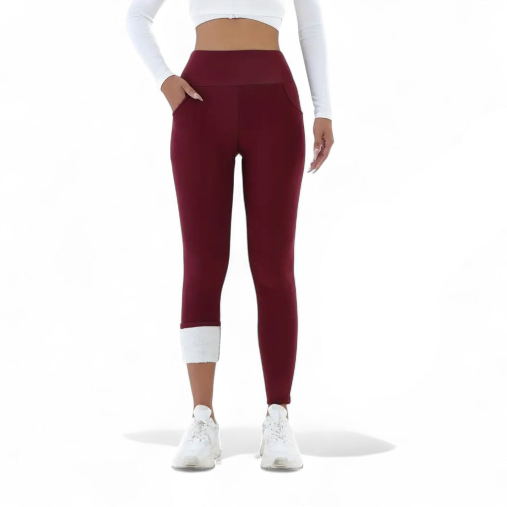 Dominique — Fleece Lined High Waisted Leggings (2), Moraine Fashion