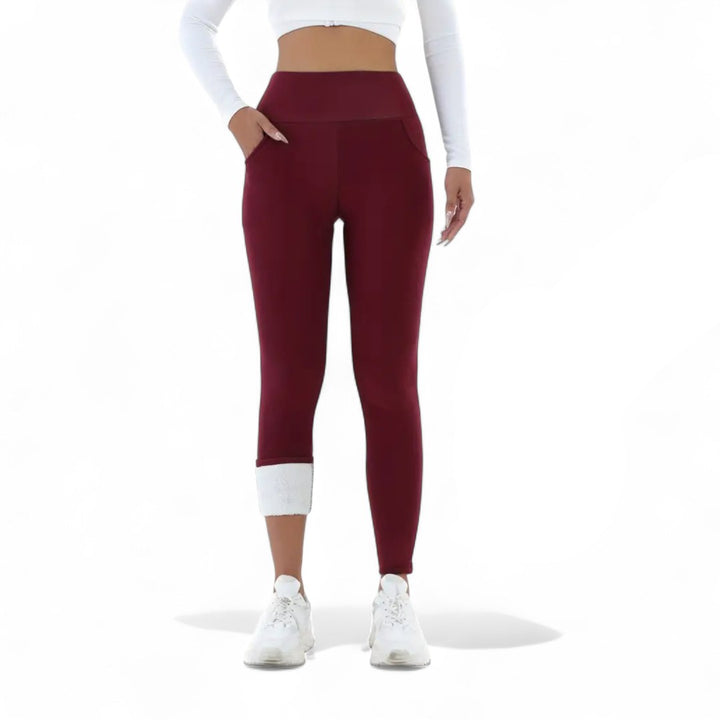 Dominique — Fleece Lined High Waisted Leggings (2), Moraine Fashion