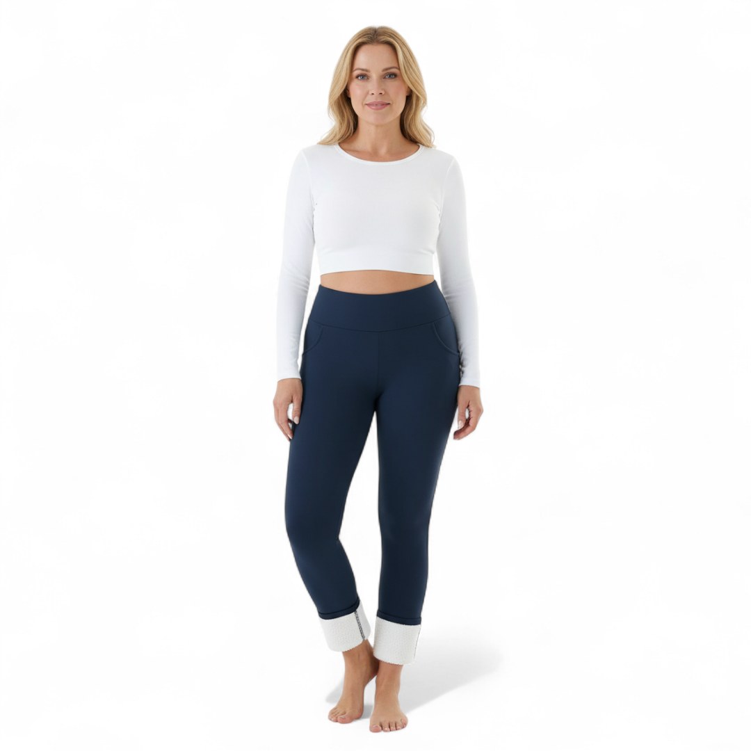 Dominique — Fleece Lined High Waisted Leggings (5), Moraine Fashion