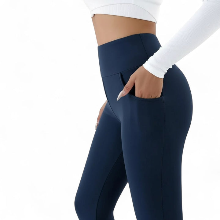 Dominique — Fleece Lined High Waisted Leggings (13), Moraine Fashion