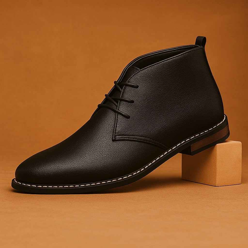 Leather Chukka Ankle Boots for Men — Edward, image 3