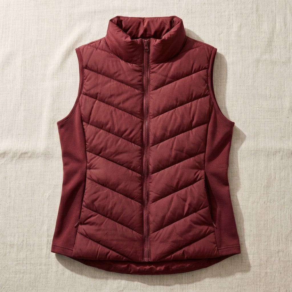 Chevron Quilted Gilet for Women — Ffreuer, image 1