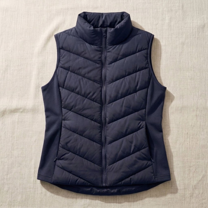Chevron Quilted Gilet for Women — Ffreuer, image 6